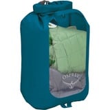 Osprey Dry Sack 12 avec fenêtre, Sac de rangement Bleu