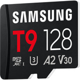 Samsung T9 microSDXC 128 Go, Carte mémoire Noir