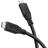 goobay USB-C 4.0 > USB-C, Câble Noir, 0,5 mètre