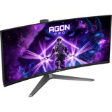 AOC AGON PRO AG346UCD 34" Moniteur UltraWide gaming incurvé  Gris foncé/Noir, 2x HDMI, DisplayPort, 3x USB-A, USB-B, 175 Hz
