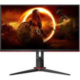 AOC Q27G2S/EU 27" Moniteur gaming  Noir/Rouge, 68,6 cm (27"), 2560 x 1440 pixels, Quad HD, LED, 1 ms, Noir, Rouge