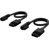 Corsair iCUE LINK Cable 90°, Câble Noir, 0,2 mètres, 2 pièces