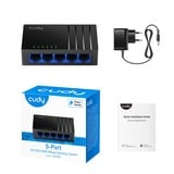 Cudy 5-Port 10/100 Mbps Unmanaged Switch Noir