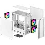 DeepCool CC360 ARGo boîtier midi tower Blanc | 2x USB-A | RGB | Verre Trempé