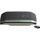 HP Poly Sync 20+ USB-C - Teams Certified mains libres  Argent