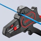 KNIPEX Dénudeur d'isolant automatique 12 62 180 SB, Pince à dénuder Noir/Rouge, coupe-fil intégré