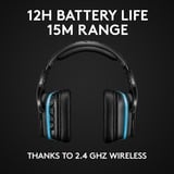 Logitech G935 Wireless 7.1 Surround Sound LIGHTSYNC casque gaming over-ear Noir, PC, PlayStation 4, Xbox One, Nintendo Switch
