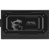 MSI MAG A1000GL PCIE5 II, 1000W alimentation  Noir, 2x PCIe, 1x 12V-2x6, gestion des câbles