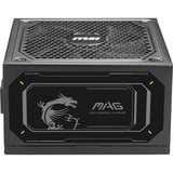 MSI MAG A1000GL PCIE5 II, 1000W alimentation  Noir, 2x PCIe, 1x 12V-2x6, gestion des câbles