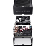 NZXT C1500 Platinum, 1500 Watt alimentation  Noir, 6x PCIe, 2x 12VHPWR, Gestion des câbles