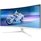 Philips Evnia 34M2C5501A 34" Moniteur UltraWide gaming incurvé Blanc, 1x DisplayPort, 2x HDMI, 3x USB-A, 180 Hz