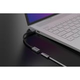 Sitecom USB-A > USB-C, Adaptateur Gris/Noir, 0,15 mètres