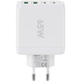 goobay 68W GaN USB-C PD Multiport Quick Charger, Chargeur Blanc