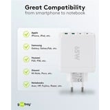 goobay 68W GaN USB-C PD Multiport Quick Charger, Chargeur Blanc