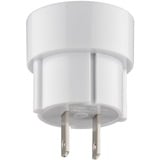 goobay Travel adapter set, Adaptateur Blanc