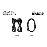iiyama ProLite XB2491H-B1 23.8" Moniteur  Noir, 120 Hz, HDMI, DisplayPort