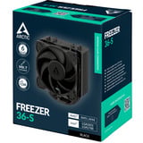 ARCTIC Freezer 36-S Black Refroidisseur CPU Noir, Refroidisseur d'air, 12 cm, 600 tr/min, 3000 tr/min, Noir
