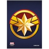 Asmodee Marvel Champions - Captain Marvel étuis de protection, Étui de protection Anglais