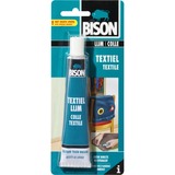 Bison Tube de colle textile 50 ml transparent 