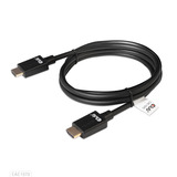 Club 3D HDMI 2.1 à très haut débit, Câble Noir, 1,5 mètre, 4K 120Hz, 8K 60Hz