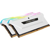 Corsair 16 Go DDR4-3600 Kit, Mémoire vive Blanc, CMH16GX4M2D3600C18W, Vengeance RGB PRO SL, XMP 2.0