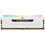 Corsair 16 Go DDR4-3600 Kit, Mémoire vive Blanc, CMH16GX4M2D3600C18W, Vengeance RGB PRO SL, XMP 2.0