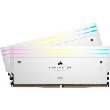 Corsair 32 Go DDR5-6000 Kit, Mémoire vive Blanc, CMP32GX5M2B6000C30W, Dominator Titanium RGB, XMP