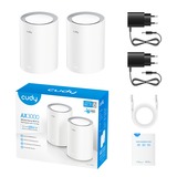 Cudy Cudy AX3000 Wi-Fi 6 Mesh  2.5G Solution, Routeur maillé Blanc