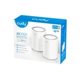 Cudy Cudy AX3000 Wi-Fi 6 Mesh  2.5G Solution, Routeur maillé Blanc