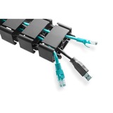 Digitus Guide-câble flexible à longueur réglable Noir