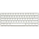 Ducky One 3 Mini White, clavier gaming Blanc/Argent, Layout BE, Red Cherry MX RGB, LED RG, 60%, ABS