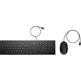 HP null set de bureau Noir, Layout BE (AZERTY), 100%