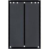 Lian Li A3-mATX Black (Wood Edition) boîtier midi tower Noir/bois | 2x USB-A | 1x USB-C