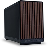 Lian Li A3-mATX Black (Wood Edition) boîtier midi tower Noir/bois | 2x USB-A | 1x USB-C