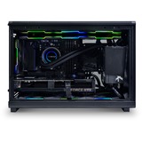 Lian Li A3-mATX Black (Wood Edition) boîtier midi tower Noir/bois | 2x USB-A | 1x USB-C