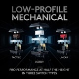 Logitech G915 TKL LIGHTSPEED Wireless RGB Mechanical Gaming Keyboard (clavier de jeu mécanique sans fil RGB) Noir, GL Linear, LIGHTSYNC RGB