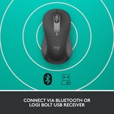 Logitech Signature M650 souris Gauche RF sans fil Graphite