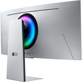Samsung Odyssey G8 G85SD 34" Moniteur UltraWide gaming incurvé Argent, 1x DisplayPort, 2x HDMI, 2x USB-A, 175 Hz, Wi-Fi 5, BT