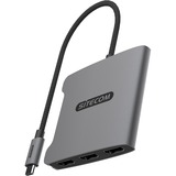 Sitecom Adaptateur USB-C vers Triple HDMI Gris