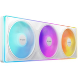 be quiet! Light Wings Pro IO 420mm ventilateurs de boîtier RGB  Blanc, 3 pièces, 420 x 140 x 28 mm