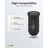 goobay Dual-USB PD Chargeur de voiture (45 W) Noir