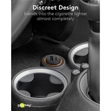 goobay Dual-USB PD Chargeur de voiture (45 W) Noir