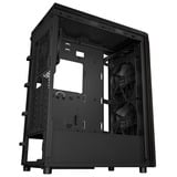 ASUS ProArt PA401 Wood Edition - Panneau en verre trempé boîtier midi tower Noir | 2x USB-A | 2x USB-C | Window