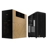 ASUS ProArt PA401 Wood Edition - Panneau en verre trempé boîtier midi tower Noir | 2x USB-A | 2x USB-C | Window