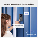 Aqara Doorbell Camera Hub G410 Select, Sonnette de porte Blanc, Wifi, Bluetooth, Zigbee, Matter