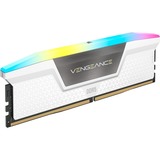 Corsair Vengeance RGB 32 Go DDR5-6400 (2x 16 Go) mémoire vive Blanc, CMH32GX5M2B6400C36W, XMP 3.0