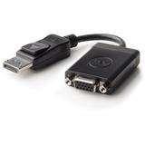 Dell Adapter - DisplayPort to VGA, Adaptateur Noir, DisplayPort, VGA, Femelle, Femelle, 1.1a, 1920 x 1200 pixels