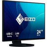 EIZO EV2495-BK 24.1" Moniteur Noir, 1x DisplayPort, 1x HDMI, 2x USB-C, 3x USB-A, 1x RJ-45