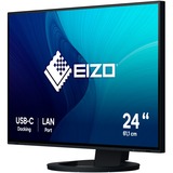 EIZO EV2495-BK 24.1" Moniteur Noir, 1x DisplayPort, 1x HDMI, 2x USB-C, 3x USB-A, 1x RJ-45