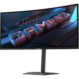 GIGABYTE G34WQC2 34" Moniteur UltraWide gaming incurvé  Noir/gris, 2x HDMI, 2x DisplayPort, 200 Hz